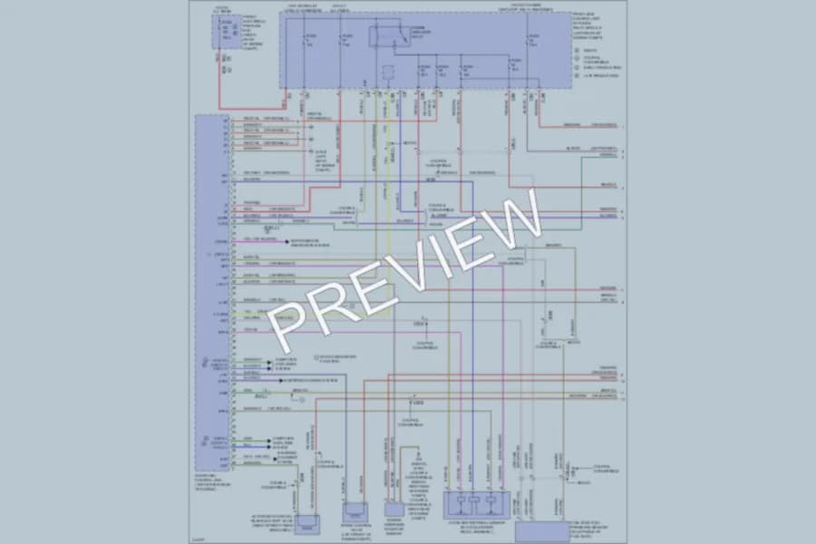 2013 MercedesBenz E550 Engine Performance wiring diagram preview