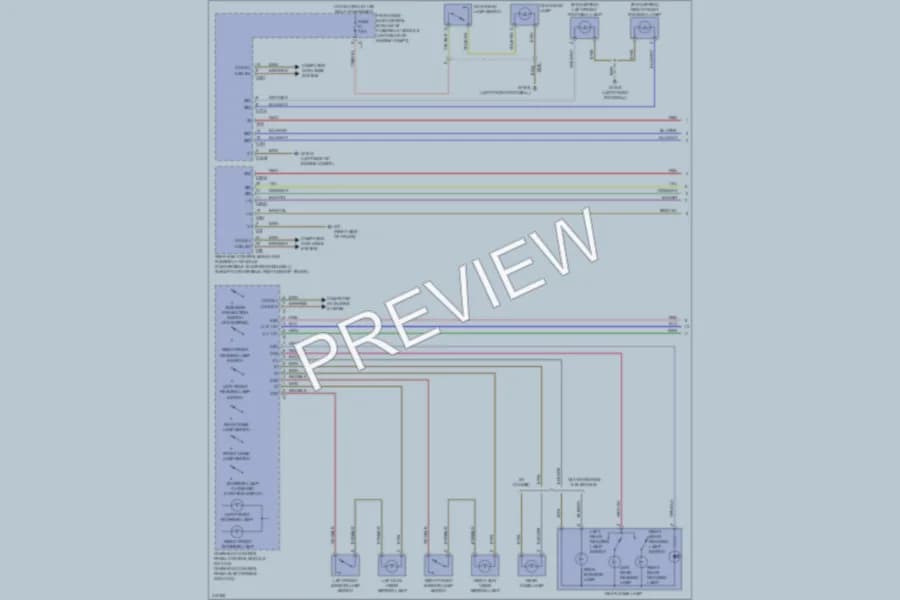 2013 MercedesBenz E550 Interior Lights wiring diagram preview