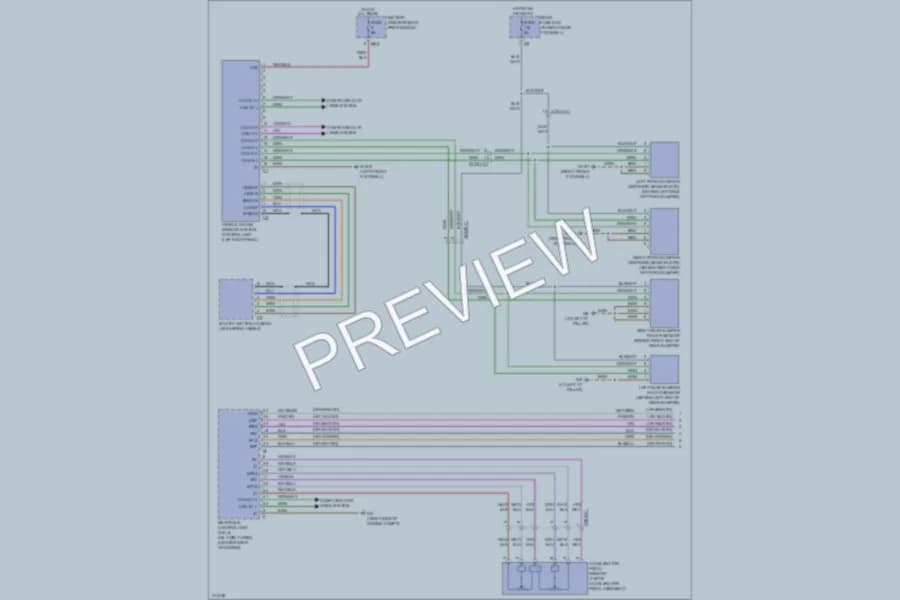 2013 MercedesBenz GL350BLUETEC Cruise Control wiring diagram preview