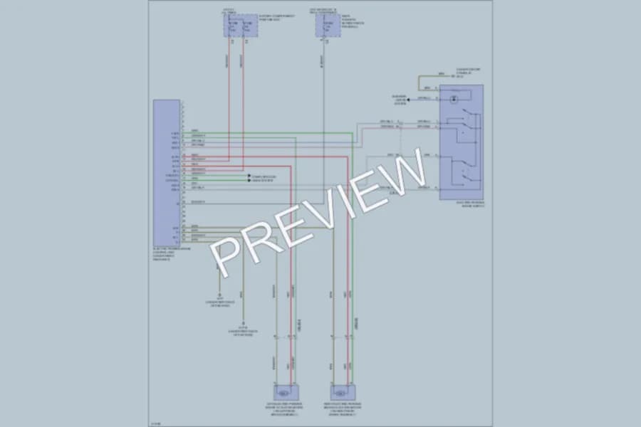2013 MercedesBenz GL350BLUETEC Shift Interlock wiring diagram preview