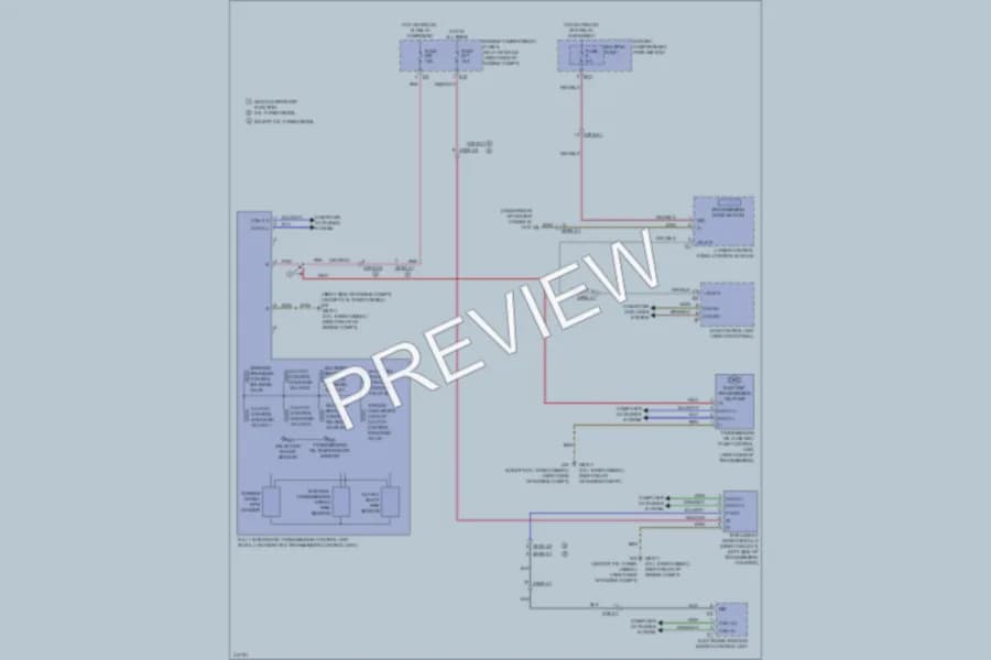 2013 MercedesBenz GL450 Transmission wiring diagram preview