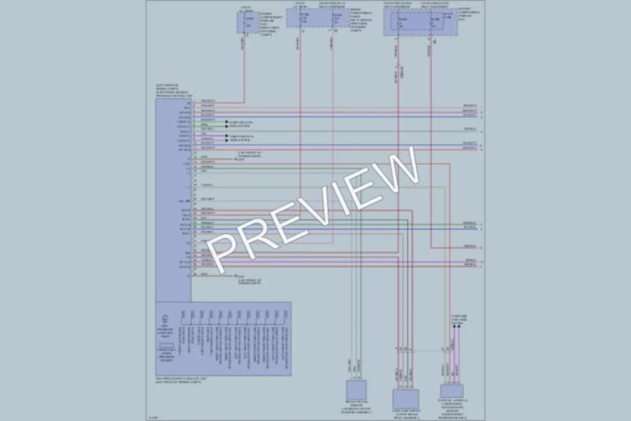 2013 MercedesBenz GL550 Anti Lock Brakes wiring diagram preview