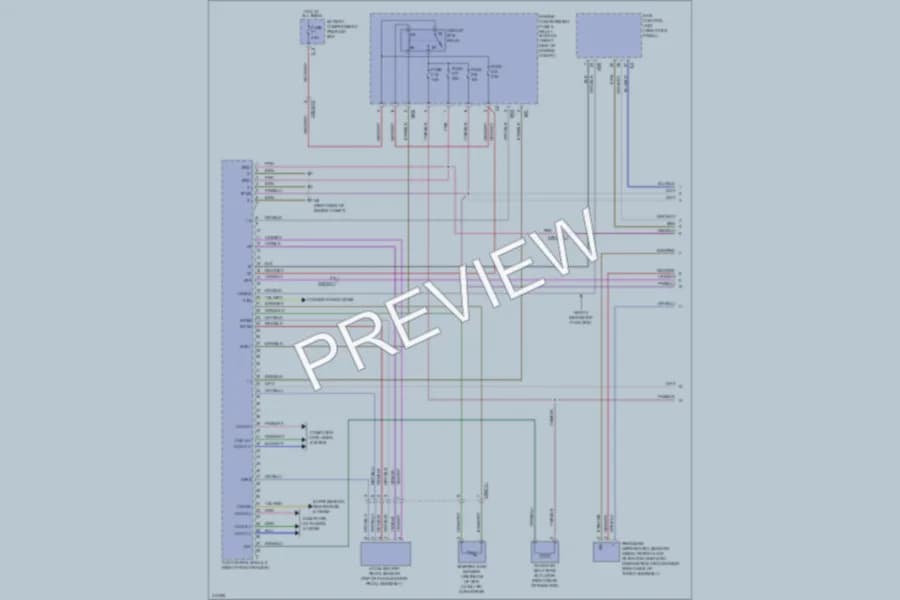 2013 MercedesBenz ML350 Engine Performance wiring diagram preview