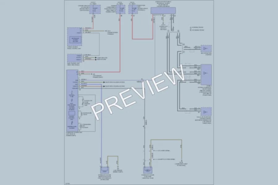 2013 MercedesBenz ML550 Engine Accessories wiring diagram preview