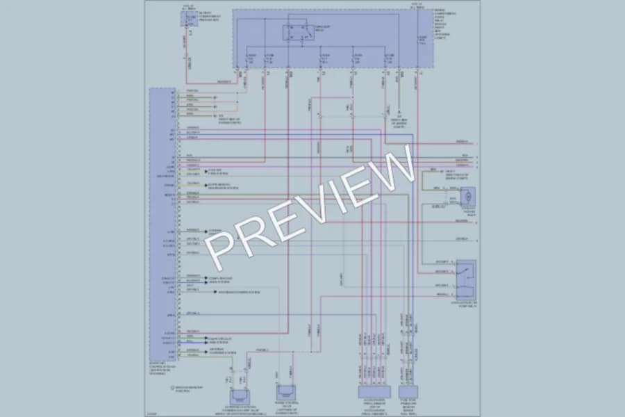 2013 MercedesBenz ML550 Engine Performance wiring diagram preview