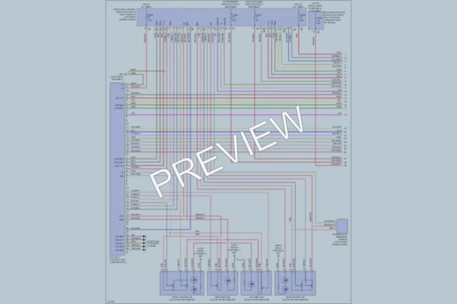 2013 MercedesBenz S400HYBRID Air Conditioning wiring diagram preview