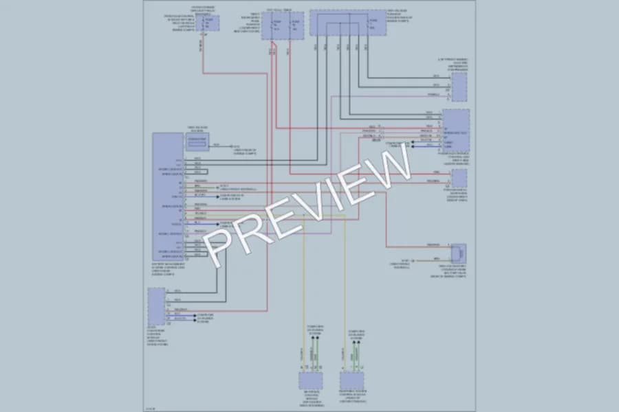 2013 MercedesBenz S400HYBRID Starting Charging wiring diagram preview