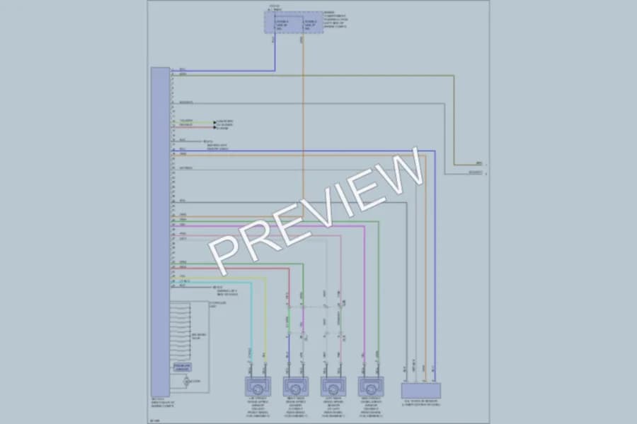 2013 Mitsubishi LancerSportback Anti Lock Brakes wiring diagram preview