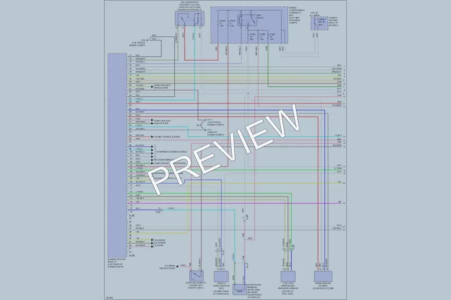 2013 Mitsubishi LancerSportback Engine Performance wiring diagram preview