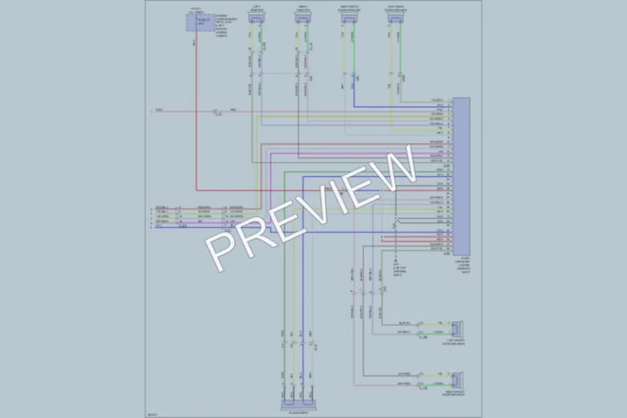 2013 Mitsubishi LancerSportback Navigation wiring diagram preview