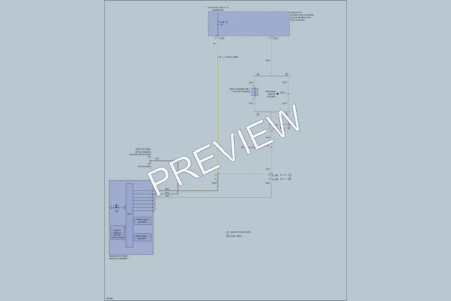 2013 Mitsubishi LancerSportback Power Mirrors wiring diagram preview