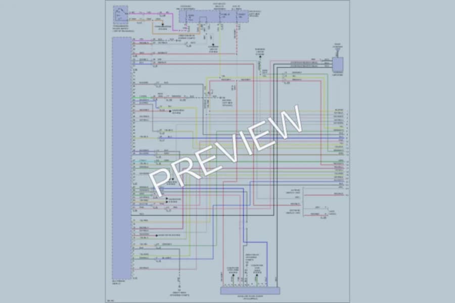 2013 Mitsubishi Outlander Radio wiring diagram preview