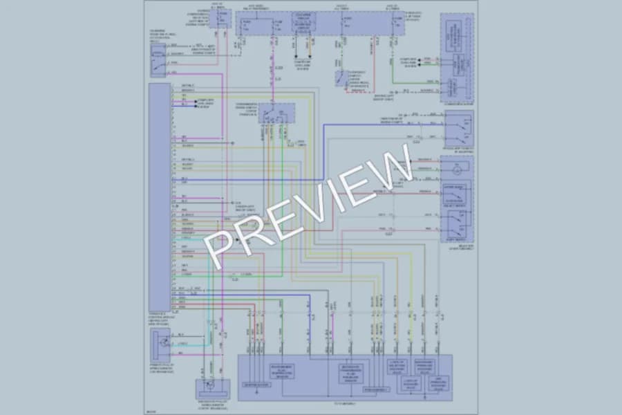 2013 Mitsubishi Outlander Transmission wiring diagram preview