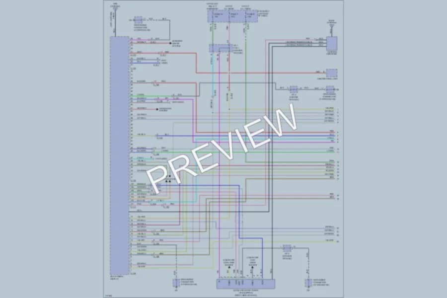 2013 Mitsubishi OutlanderSport Radio wiring diagram preview