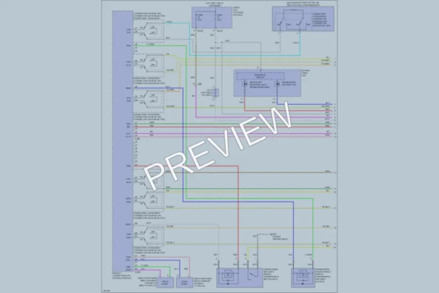 2013 Mitsubishi OutlanderSport Supplemental Restraints wiring diagram preview