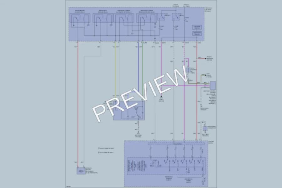 2013 Mitsubishi OutlanderSport Wiper Washer wiring diagram preview
