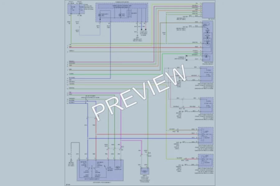 2013 Nissan Altima Power Door Locks wiring diagram preview
