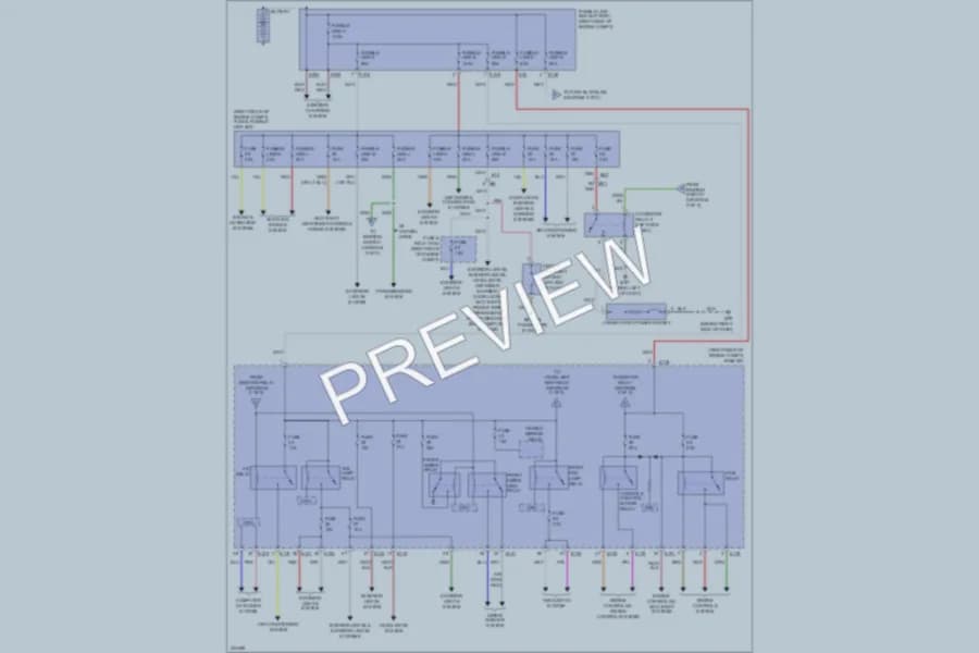 2013 Nissan Frontier Power Distribution wiring diagram preview