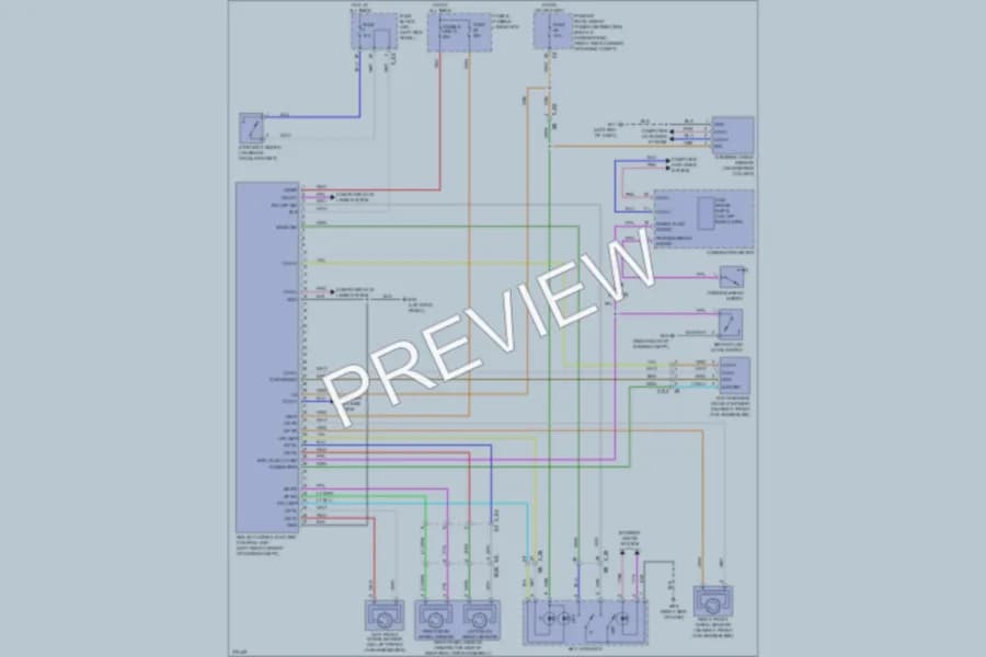 2013 Nissan GTR Anti Lock Brakes wiring diagram preview