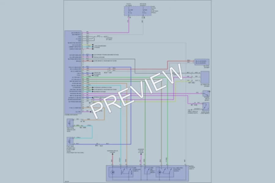 2013 Nissan GTR Instrument Cluster wiring diagram preview