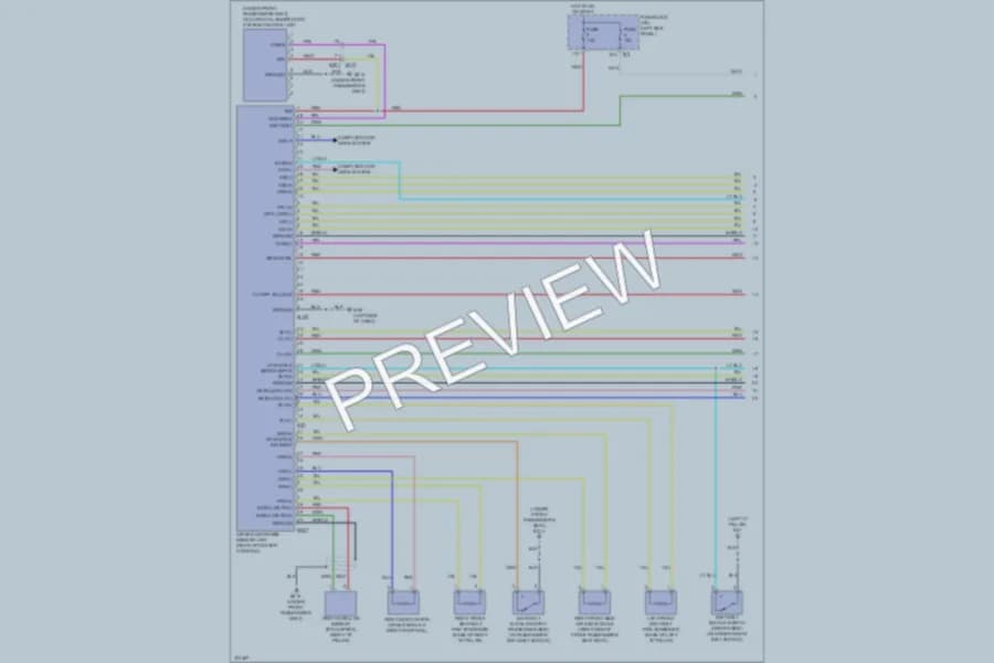 2013 Nissan GTR Supplemental Restraints wiring diagram preview