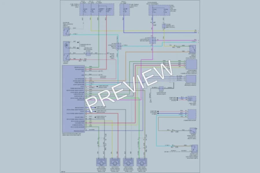 2013 Nissan LEAF Anti Lock Brakes wiring diagram preview