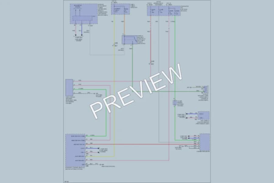 2013 Nissan LEAF Anti Theft wiring diagram preview