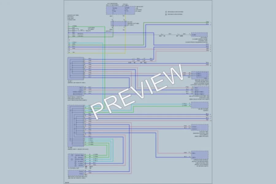 2013 Nissan LEAF Computer Data Lines wiring diagram preview
