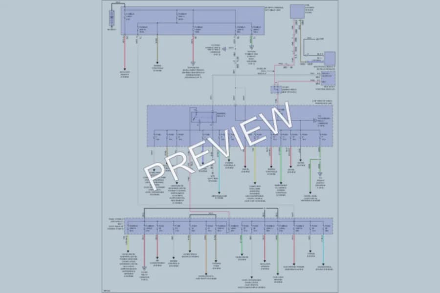 2013 Nissan LEAF Power Distribution wiring diagram preview