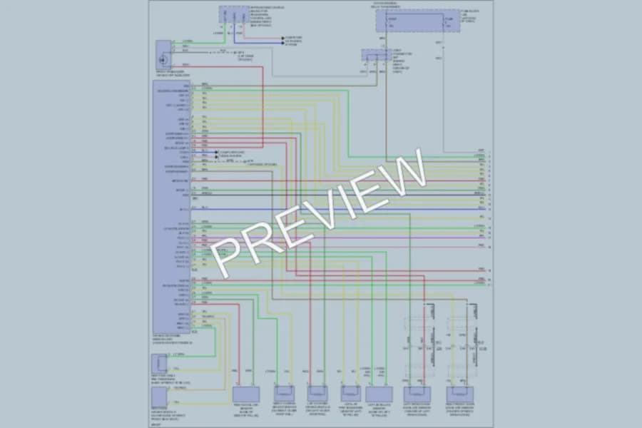 2013 Nissan LEAF Supplemental Restraints wiring diagram preview