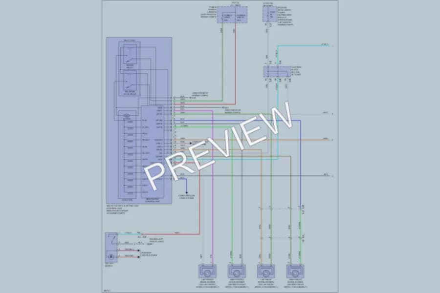 2013 Nissan Maxima Anti Lock Brakes wiring diagram preview