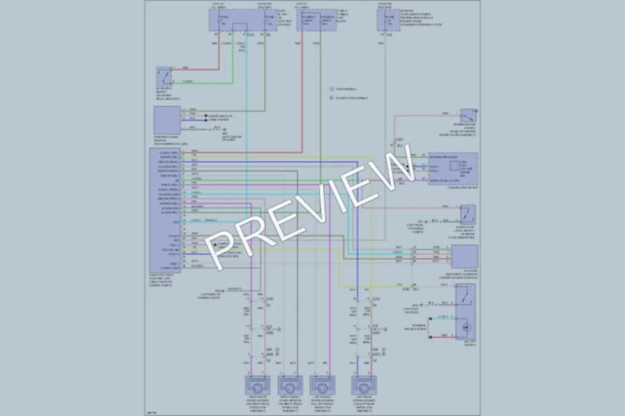 2013 Nissan Murano Anti Lock Brakes wiring diagram preview