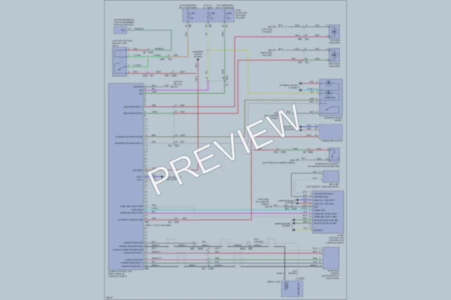 2013 Nissan Murano Navigation wiring diagram preview