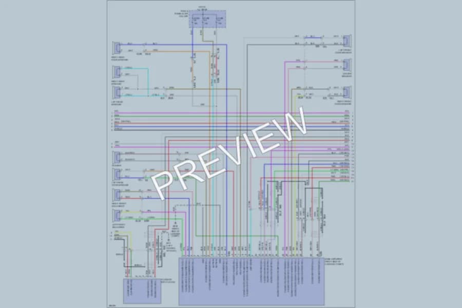 2013 Nissan Murano Radio wiring diagram preview