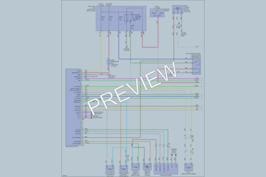 2013 Nissan NV1500 Air Conditioning wiring diagram preview