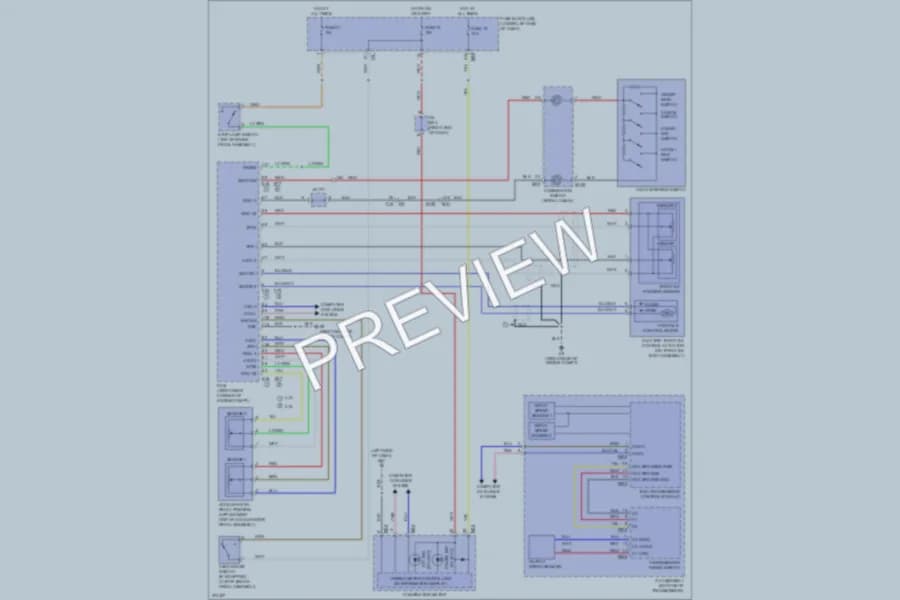 2013 Nissan NV1500 Cruise Control wiring diagram preview