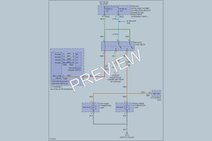 2013 Nissan NV2500HD Exterior Lights wiring diagram preview