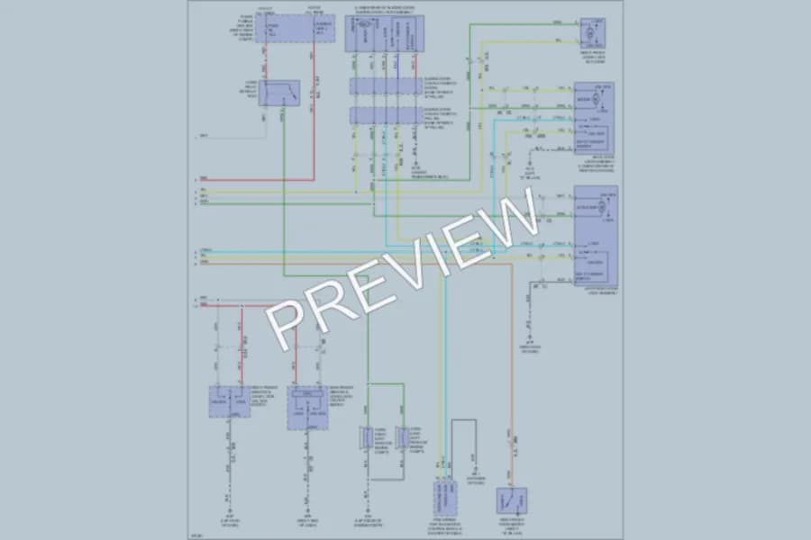 2013 Nissan NV3500HD Anti Theft wiring diagram preview