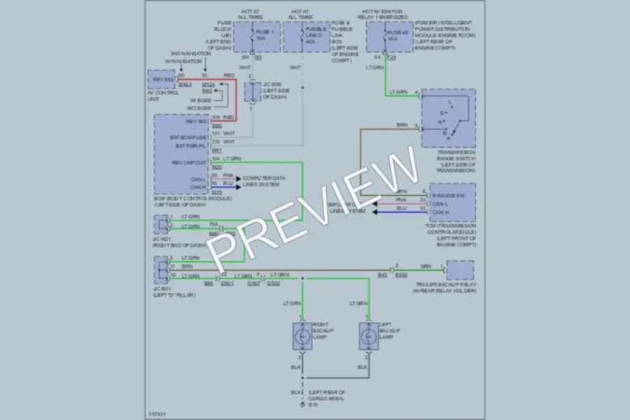 2013 Nissan Pathfinder Exterior Lights wiring diagram preview