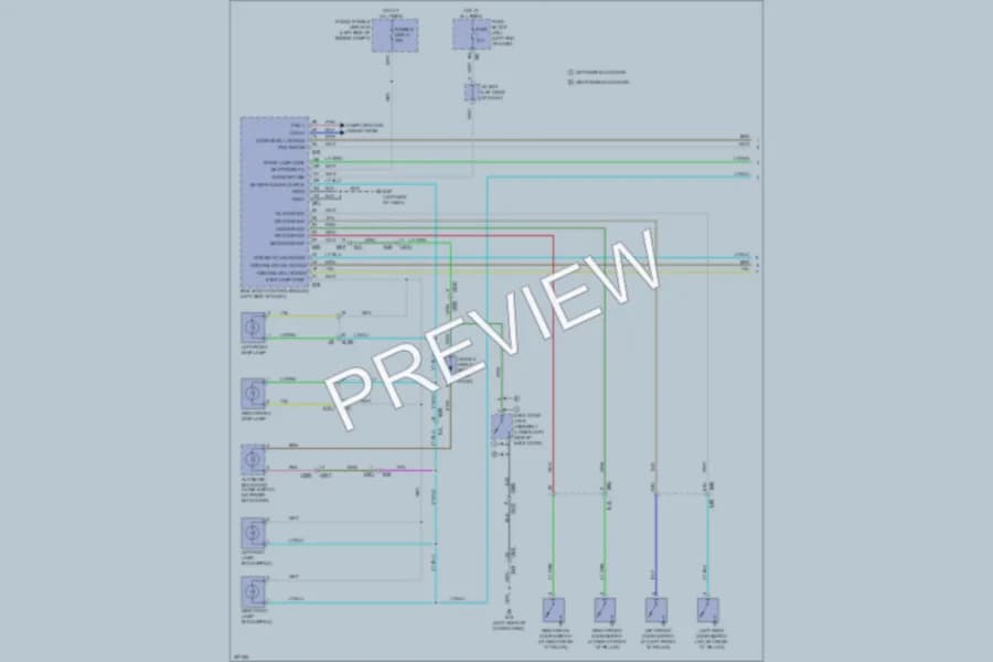 2013 Nissan Pathfinder Interior Lights wiring diagram preview