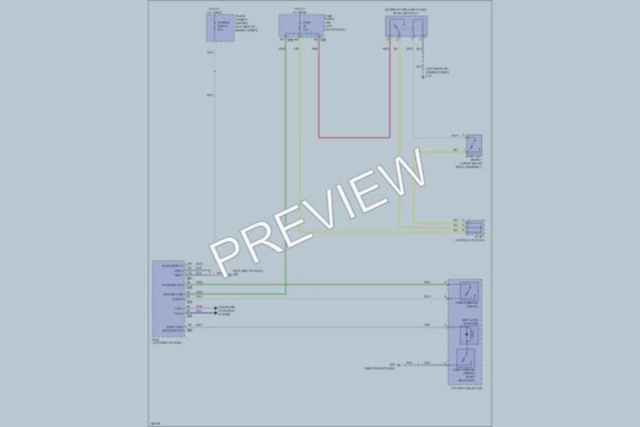2013 Nissan Pathfinder Shift Interlock wiring diagram preview