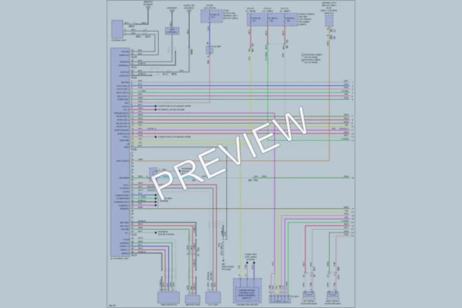 2013 Nissan Sentra Navigation wiring diagram preview