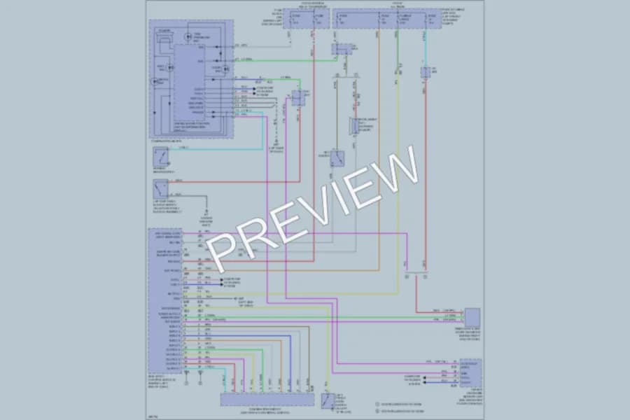 2013 Nissan Sentra Warning Systems wiring diagram preview