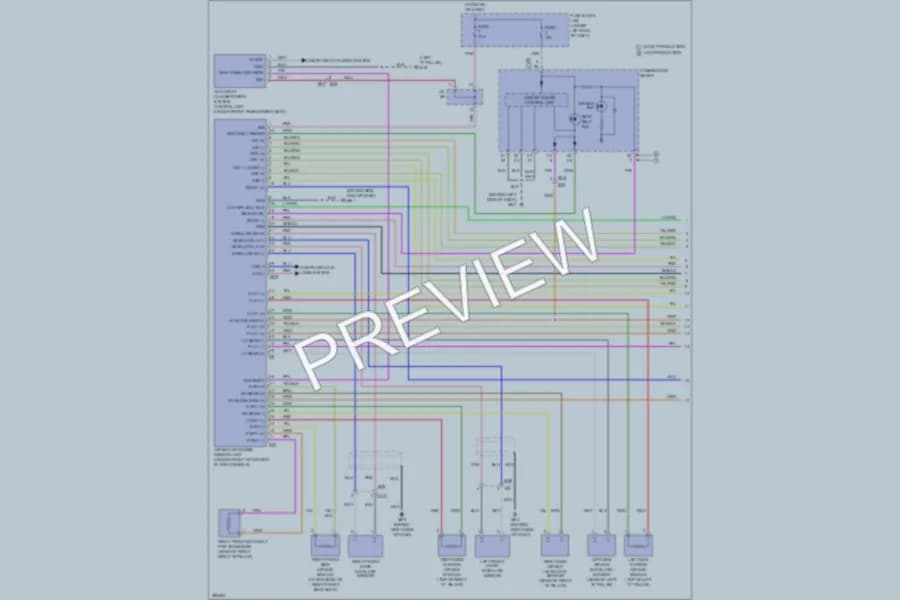 2013 Nissan Versa Supplemental Restraints wiring diagram preview