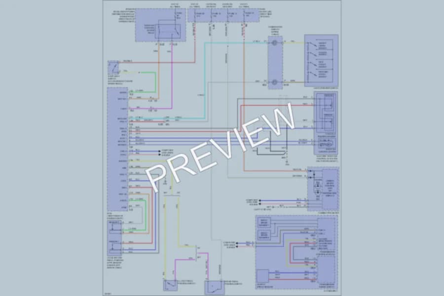 2013 Nissan Xterra Cruise Control wiring diagram preview