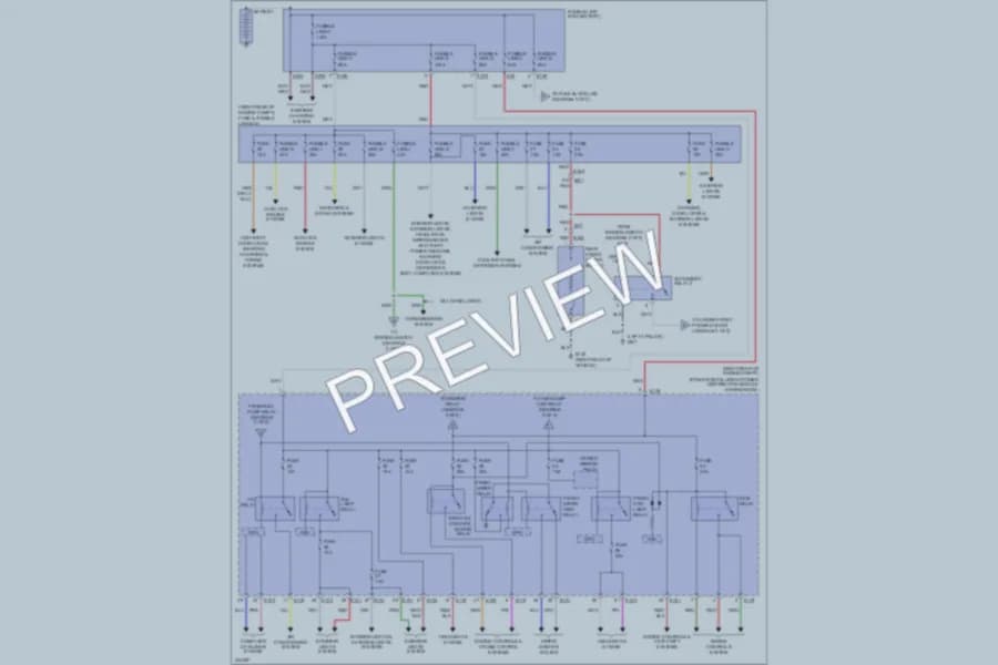 2013 Nissan Xterra Power Distribution wiring diagram preview