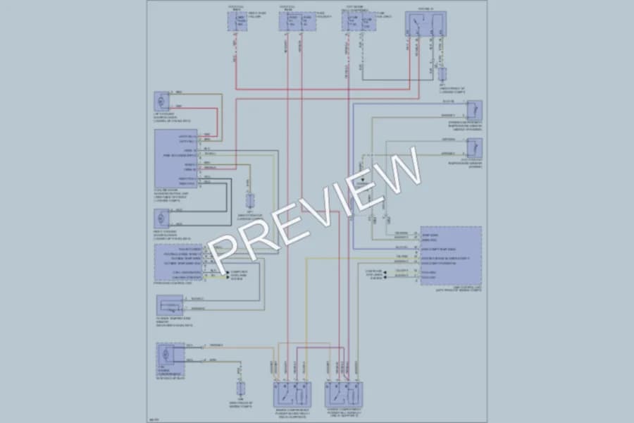2013 Porsche 911 Cooling Fan wiring diagram preview