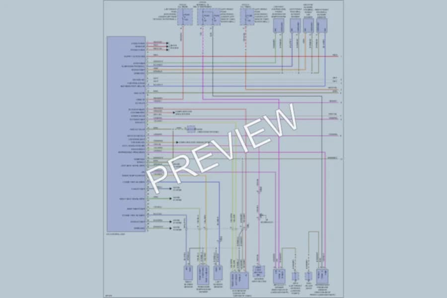 2013 Porsche Boxster Air Conditioning wiring diagram preview