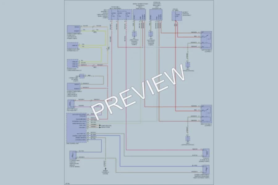 2013 Porsche Boxster Cooling Fan wiring diagram preview