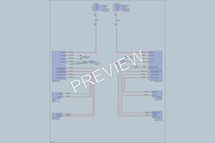 2013 Porsche Boxster Power Windows wiring diagram preview